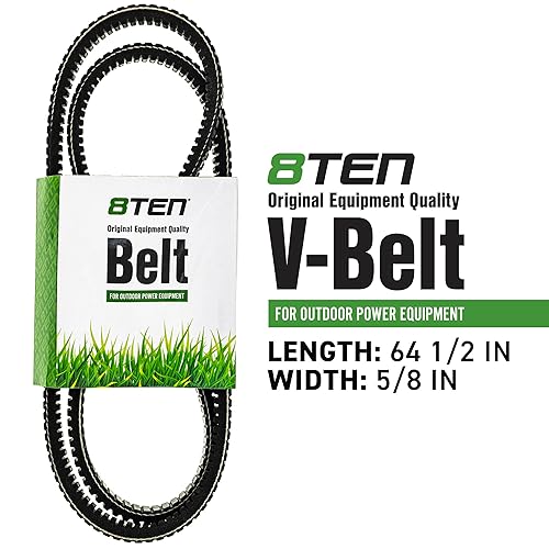 Miniatura 2 de 8TEN Correa dentada doble para John Deere LX277 LX255 LX288 LX279 GT242 GT262 GT225 GT275 M143019 M118684 M144677