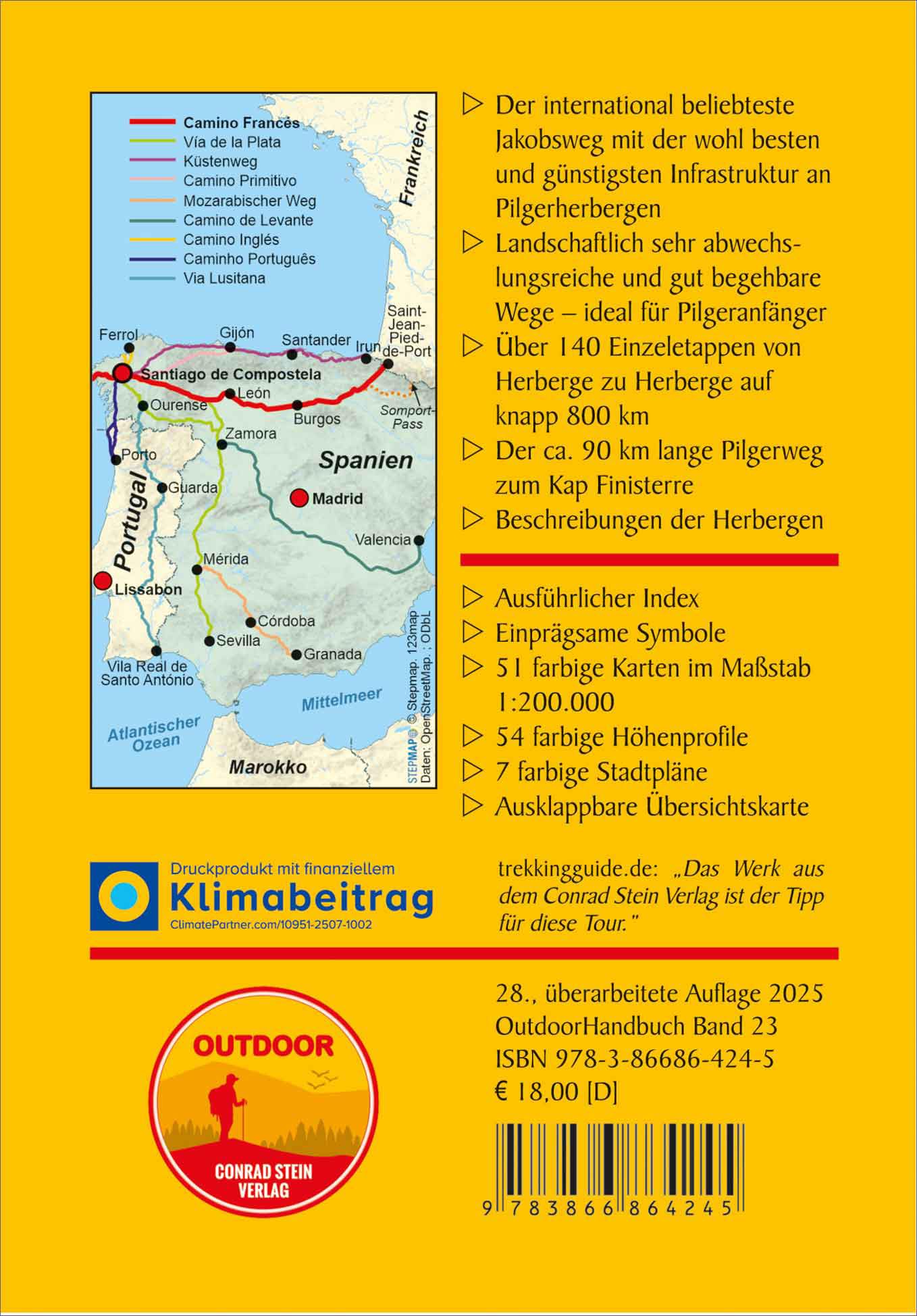 Spanien: Jakobsweg Camino Francés: Wandern auf Pilgerwegen: Routen, Wegbeschreibungen und Reise-Infos: 23