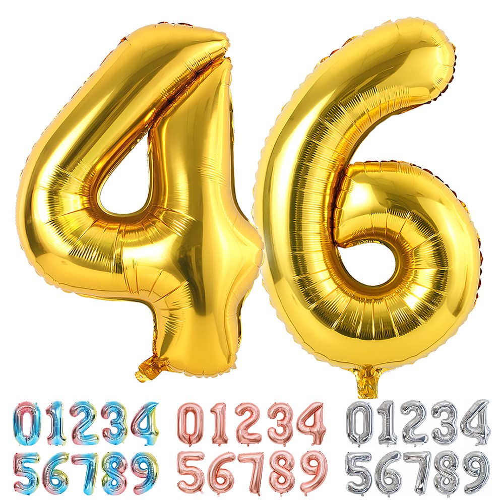 Foil Globo Número 5 Azul 40" (101cm), Inflable Helio o aire, Gigante Numeros 0-9, 10-19, 20-29, 30-100, Grande Globos Decoración para La Boda Aniversario y Cumpleaños Fiestas — view 179