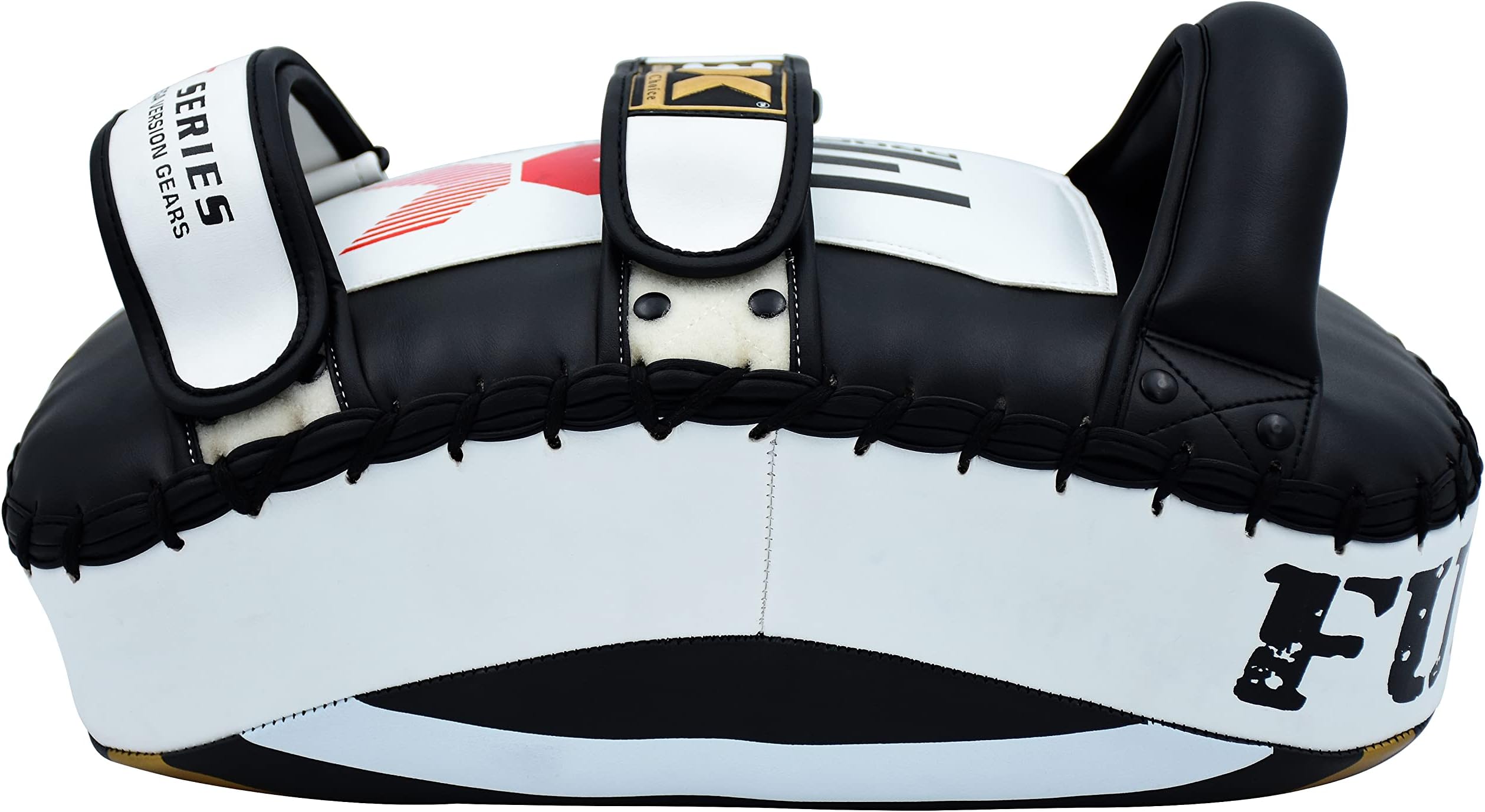 3X Sports Muay Thai Pad for Coaching, Kickboxing Curved Kick pad, Thai Pads Strike Shield MMA, Martial Arts, Karate, Taekwondo, Punching, Foot, Knee and Elbow Target