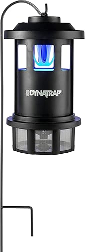 DynaTrap DT1750-SH - Trampa para mosquitos e insectos voladores de  Acre con luz AtraktaGlo además de gancho de pastor mata mosquitos moscas avispas