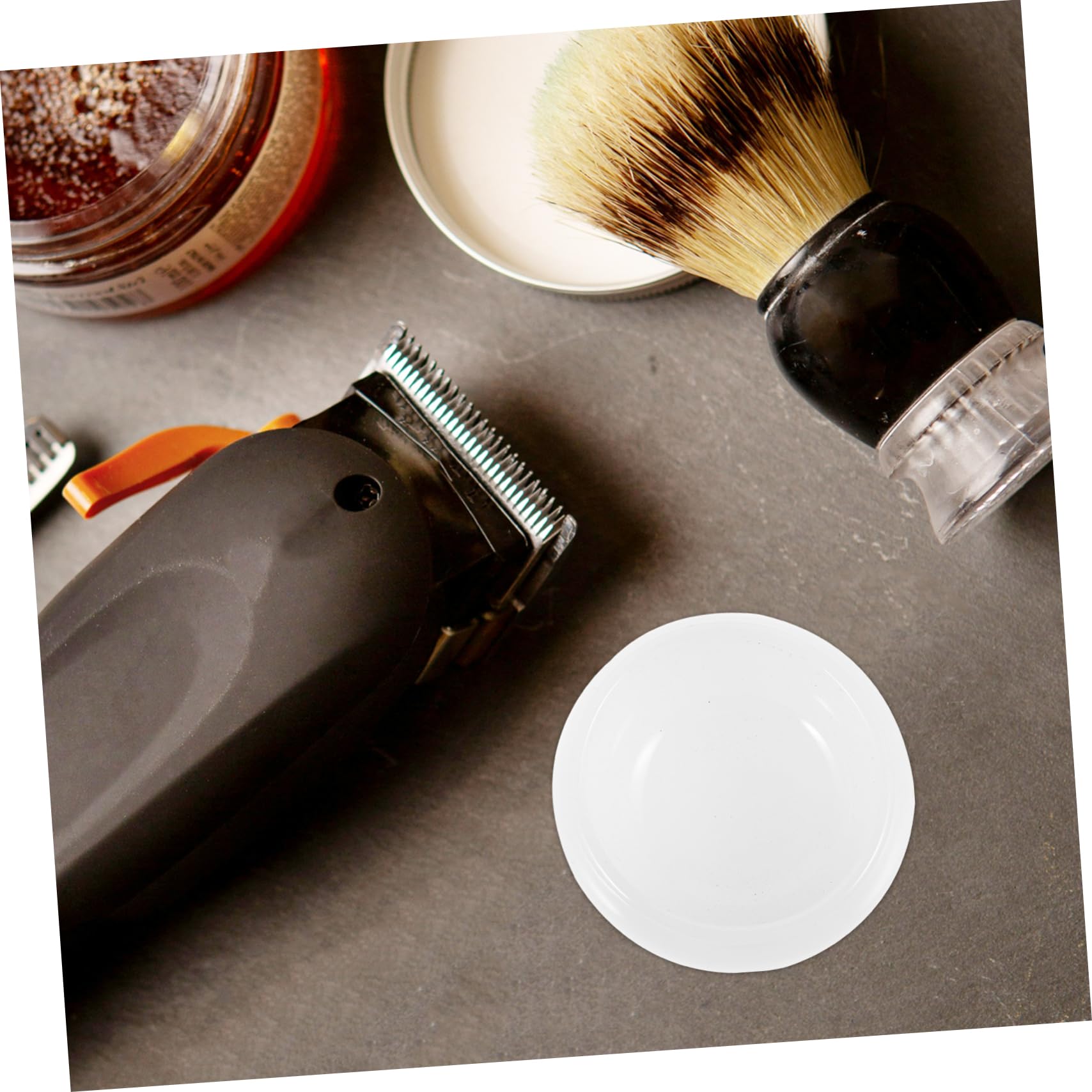 FRCOLOR 5 Stück Shaving Bowl für Seife Vielseitiger Rasierbecher aus Dekorative Kleine Schale für Rasierseife Tragbar und Kompakt für Unterwegs