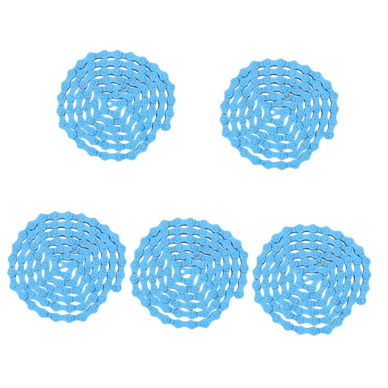 Milisten 5pcs Professional Bike Chain Road Bike Accessory Replacement Chain Lightweight Steel Cycling