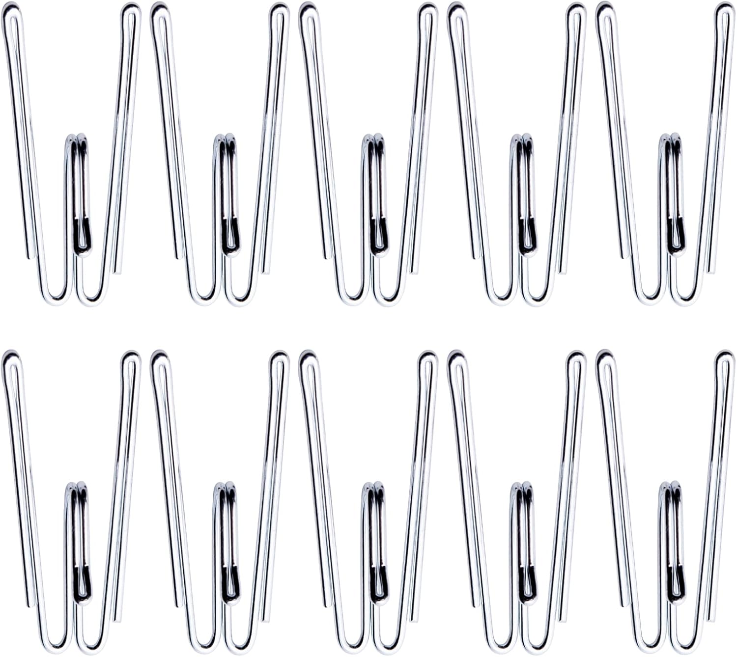 Metal Curtain Hooks Pinch Pleat Header Tape Pins Heavy Duty