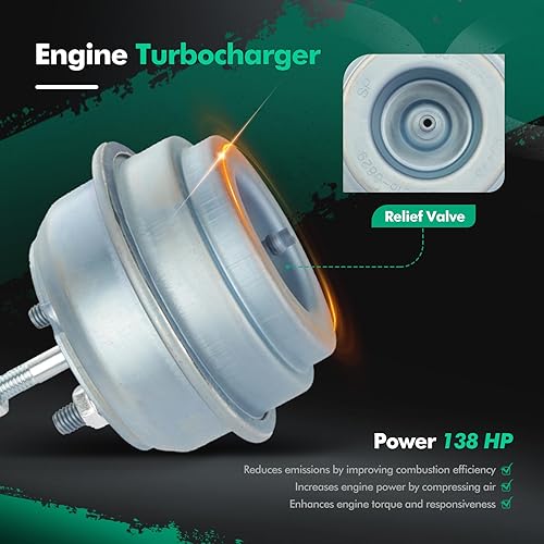 Miniatura 4 de SCITOO 434855-0015 GT1749V Turbocompresor Wastegate actuador se adapta para 1999-2004 para Volkswagen para Golf 1.9L 1999-2004 para Volkswagen