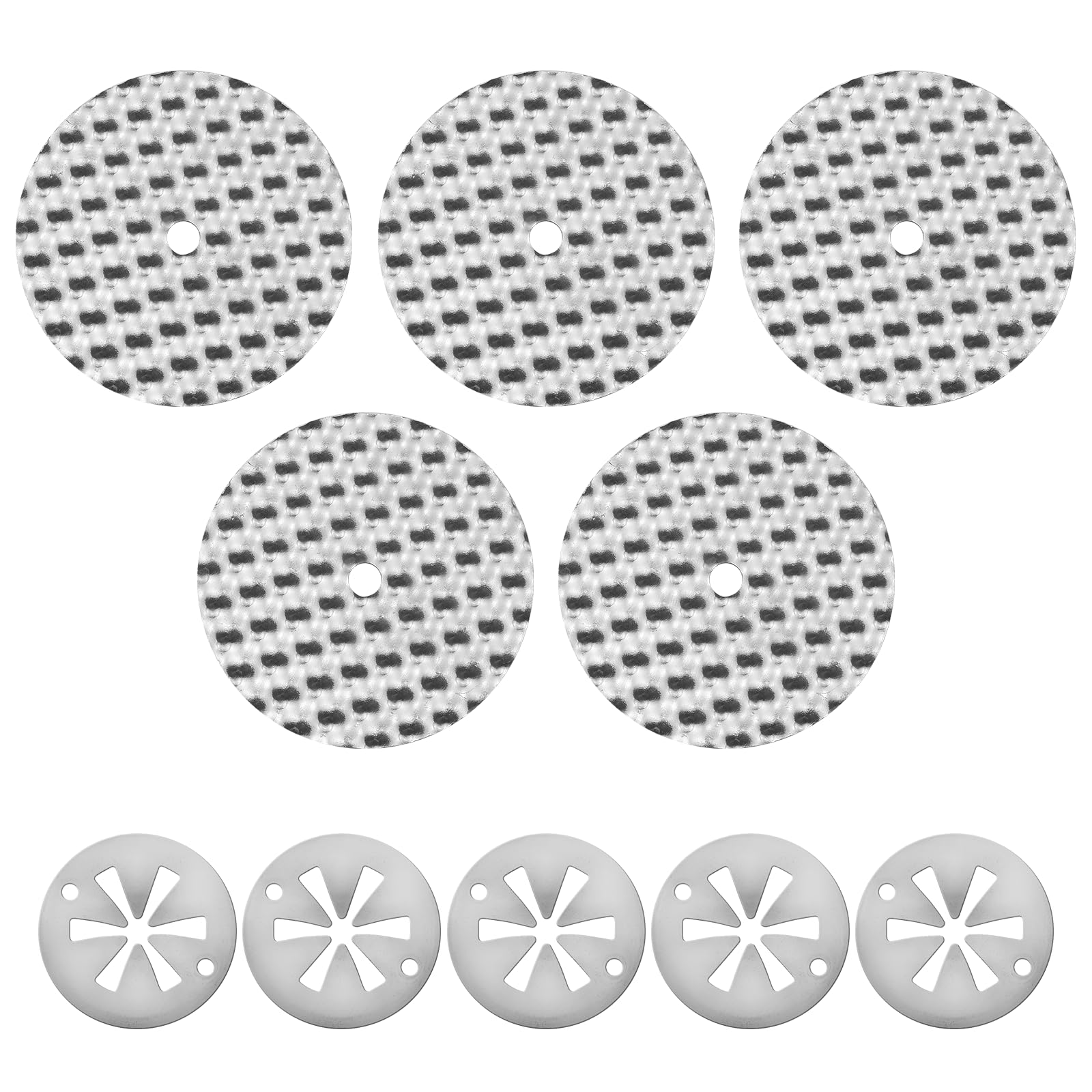 Aiyomi 5 Sets Hitzeschutzplatte Hitzeschild Befestigungs Reparatursatz, Hitzeschutzplatte Reparatursatz für Auto, Kompatibel mit VW Audi Skoda 6715468 N90335004