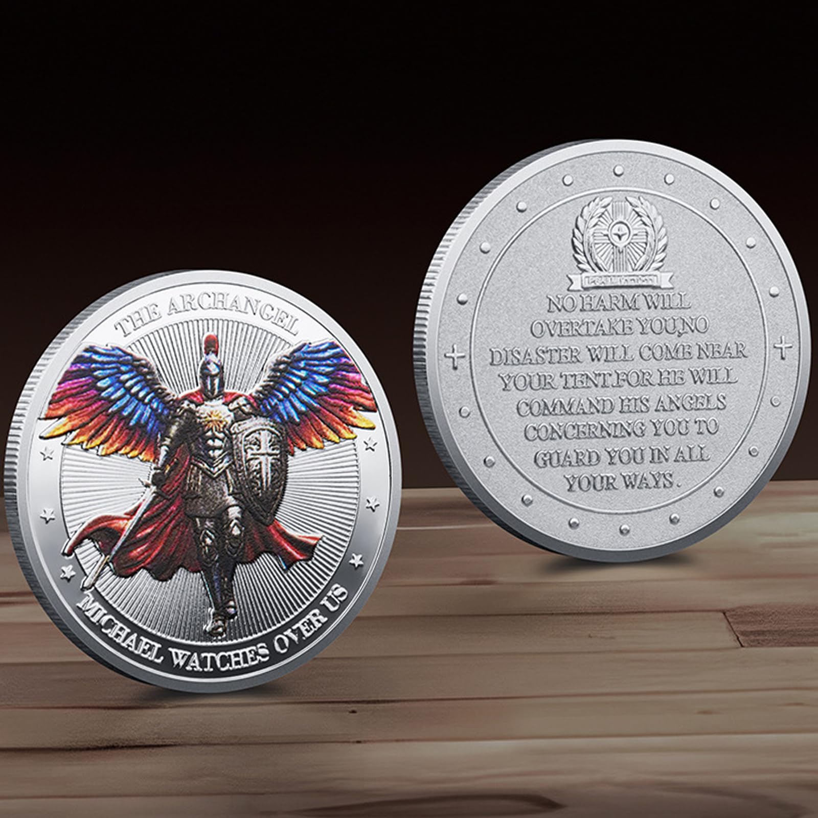 Amazon.com: St. Michael The Archangel Challenge Coin – Psalm