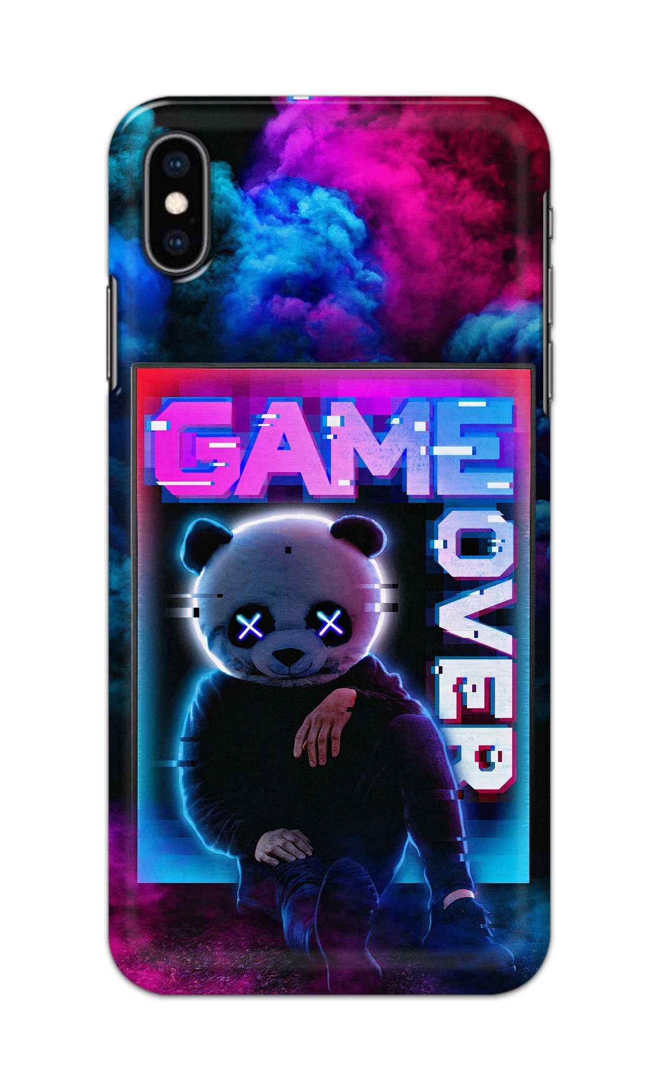 PRINTFIDAA® Printed Hard Back Cover for Apple iPhone Xs Max Back Cover (Game Over) -190724(AP)