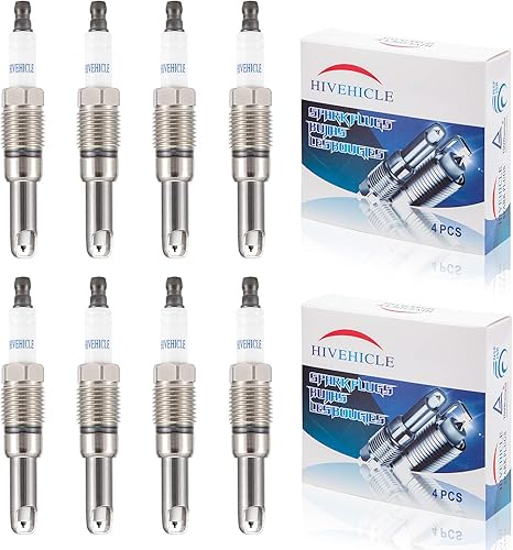 HiVehicle V7401 Bujías Platinum  Reemplazo de SP515 HT15 PZH14F Paquete de 8, para Ford F-150 F-250 F-350 Explorer Mustang