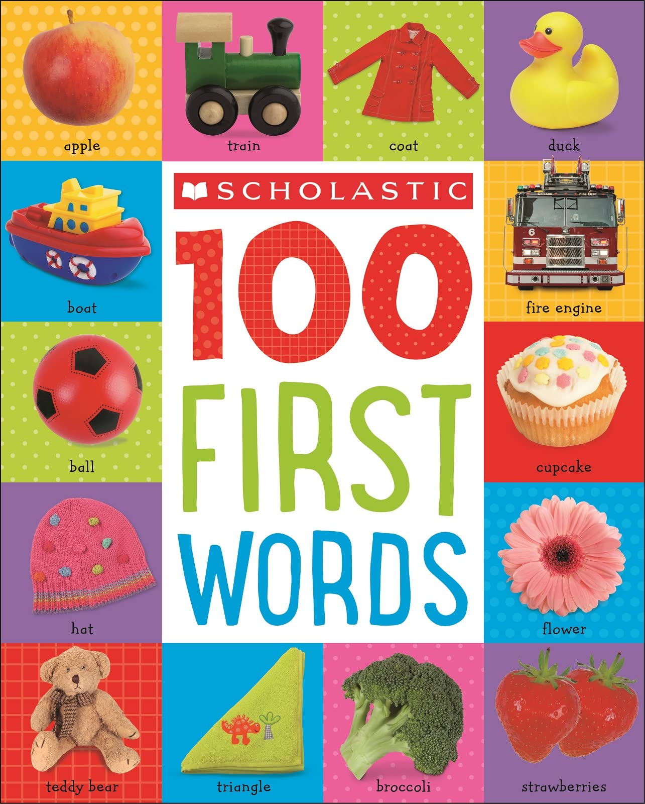 100 First Words | Board Book Học Từ Vựng Tiếng Anh Cho Bé | Scholastic | Bookmedi