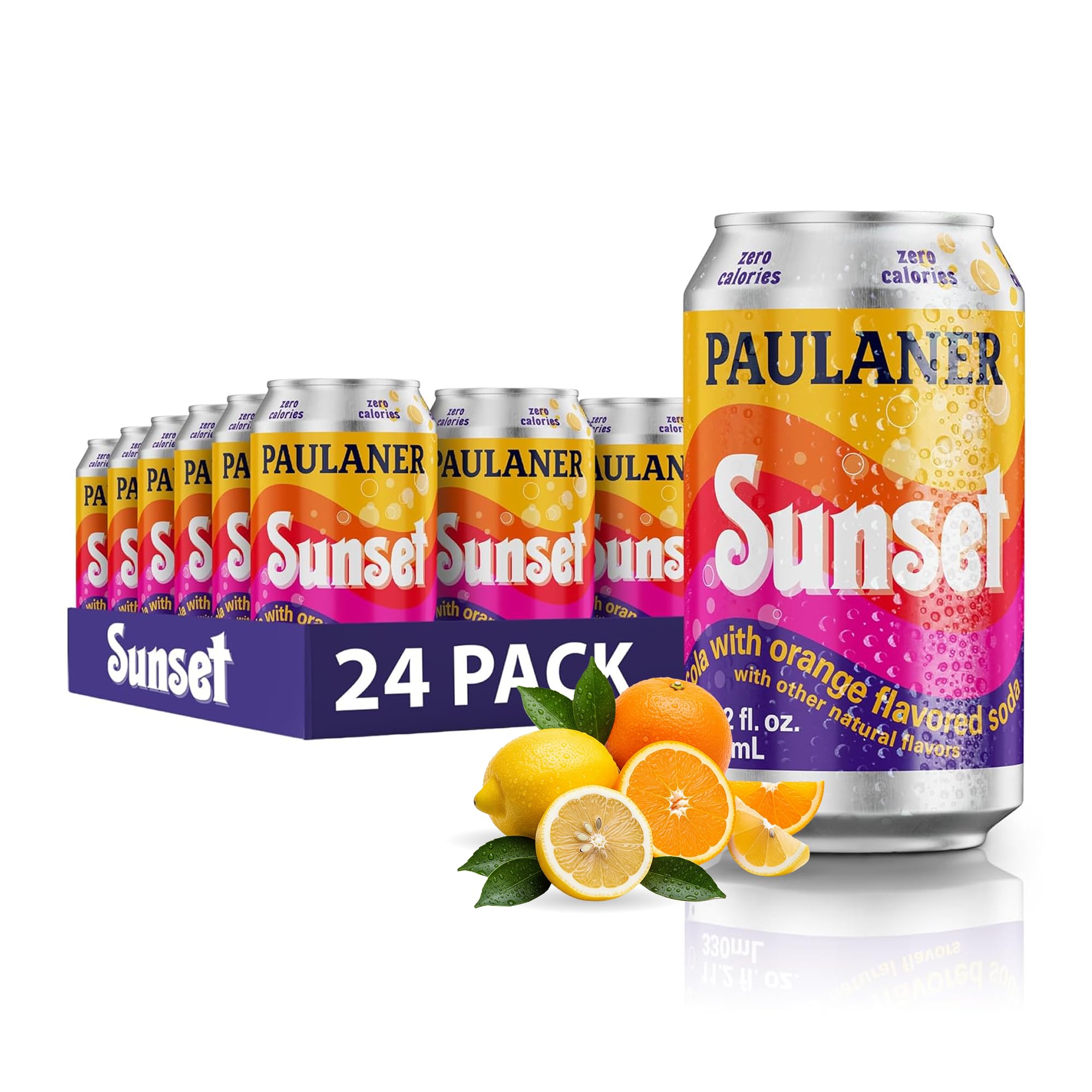 Amazon.com : Paulaner Sunset Zero Orange Cola Soft Drink | Fruity