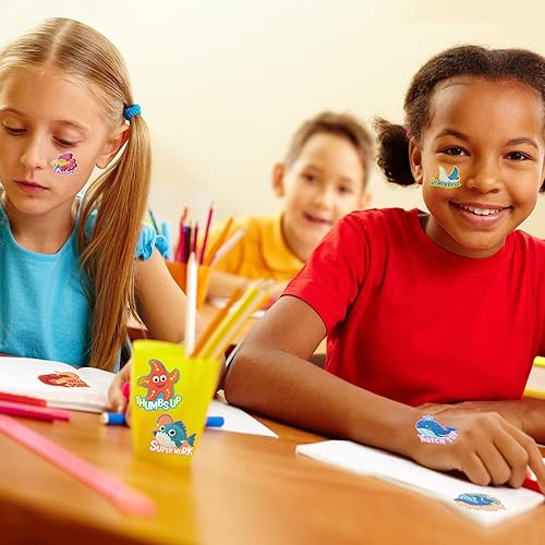 Miniatura 5 de Pasimy 800 calcomanías de recompensa para profesores, calcomanías de incentivo a granel, océano, mar, motivacional, motivación, motivación, para