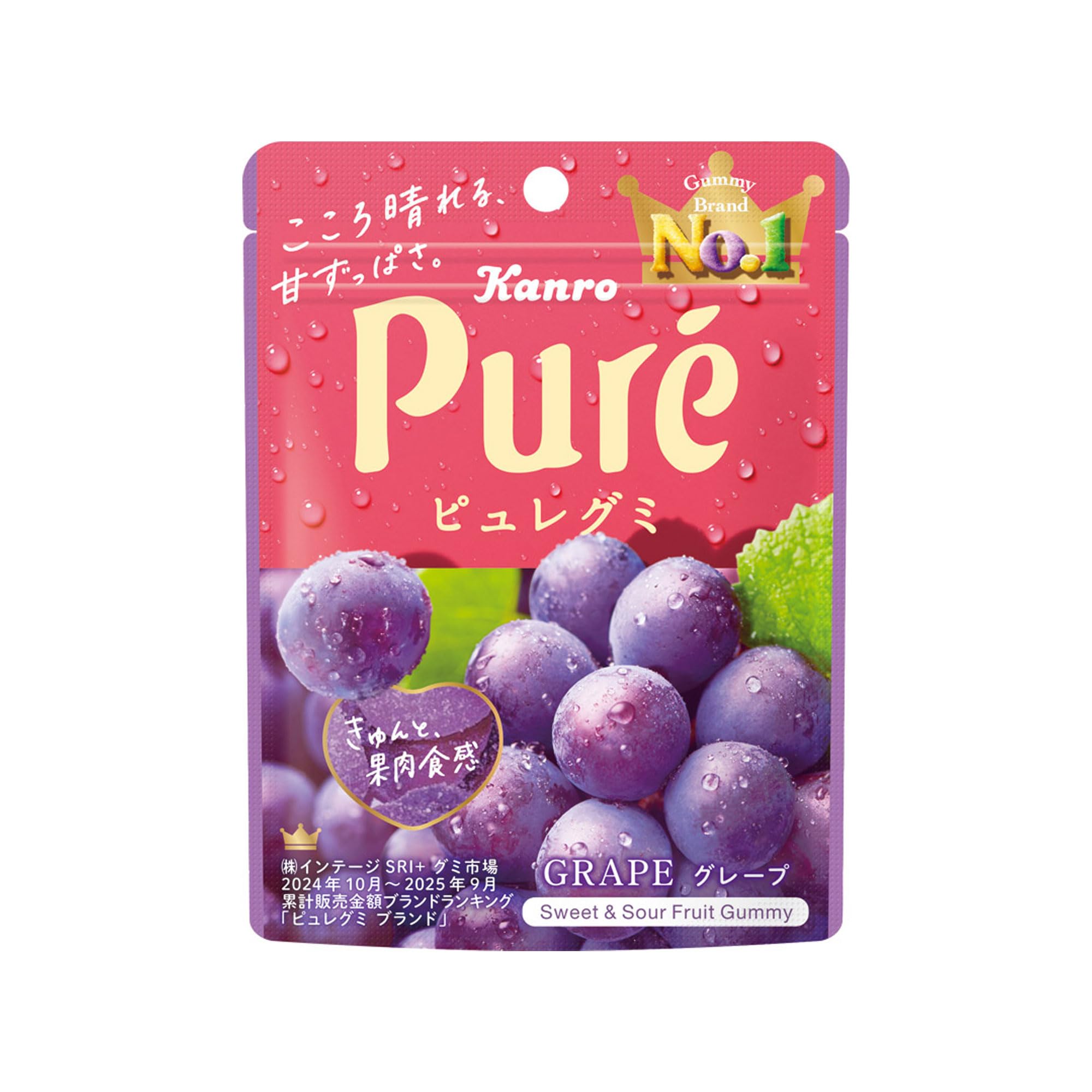 Amazon | カンロ ピュレグミグレープ 56g×6個 | カンロ | グミ 通販