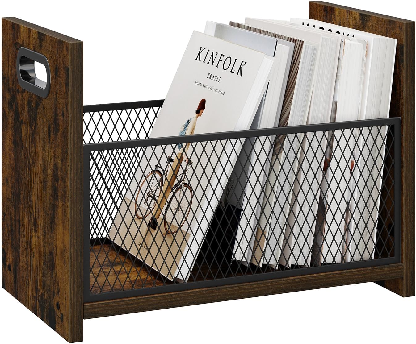 Amazon.com: GTCJION Large Magazine Rack Floor, Vinyl Record Storage ...