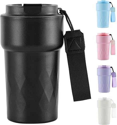 Taza de café de viaje a prueba de derrames, de 16 onzas, taza de café aislada para llevar, vaso térmico para café caliente, taza de viaje de café disponible en Yaxa Venezuela