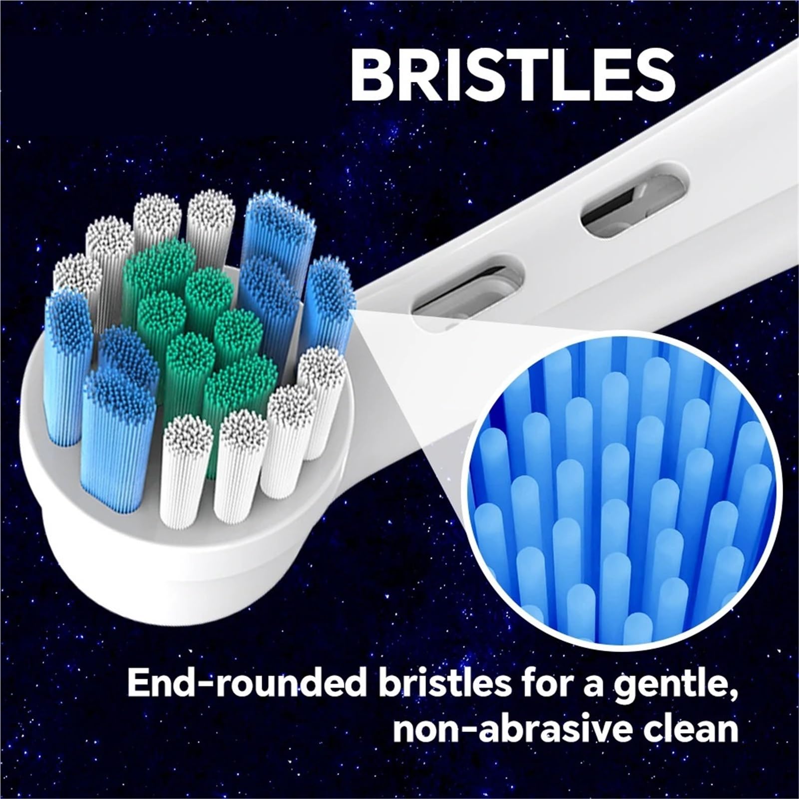 Testine Di Ricambio, Compatibili Con Oral-B Lo Spazzolino Elettrico, Compatibili Con IO Le Ricariche Di Testine For Spazzolino 2/3/4/5/6/7/8(White-12 Pcs)