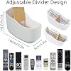 LINFIDITE Adhesive TV Remote Control Holder Wall Mount TV Remote Holder Wall Remote Control Caddy Storage Organizer Universal Controller Stand Box (For 2 Or 3 Remote Controls–White–Quantity1