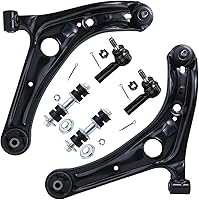 Vista 310 de Detroit Axle - Kit de suspensión delantera RWD para Chrysler 300 Dodge Challenger Charger Magnum, brazos de control superior con barras