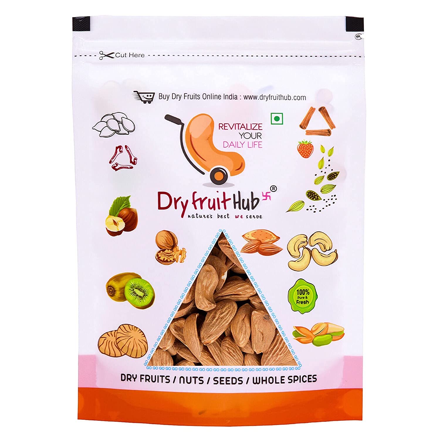 Dry Fruit Hub Original Mamra Badam Giri 500gm, Badam giri, Mamra Almonds without mixing Rich in Oil Mamra giri almonds (B097Y6CKW4) Amazon Price History, Amazon Price Tracker