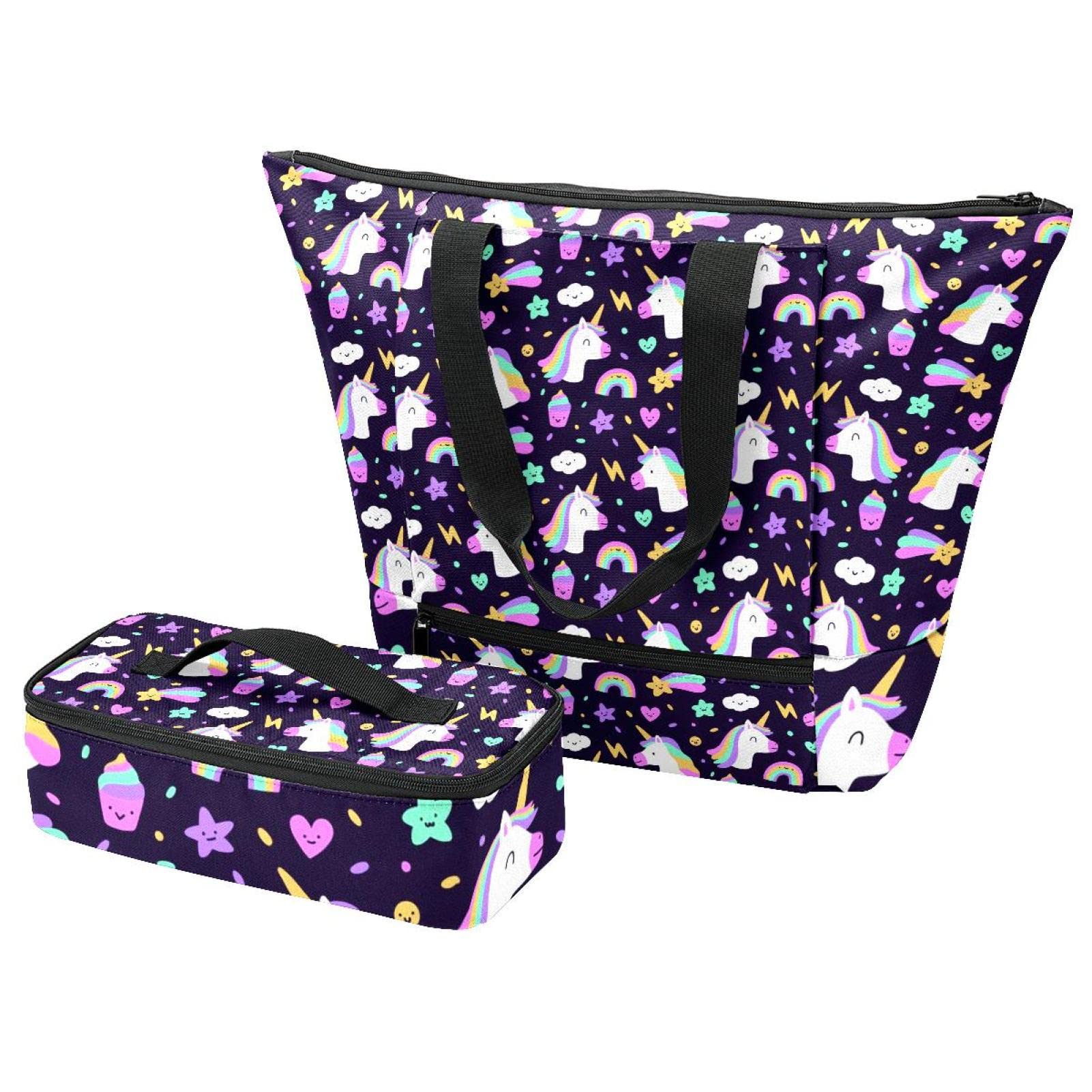 Sac fourre-tout boîte à déjeuner créatures nautiques sacs isolants voyage travail école