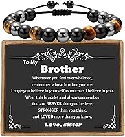 Vista 80 de Sereney Christmas Gifts for Him Son Boys Bonus Dad Father Men Boyfriend Grandson Friend as Triple Protection ID Bracelets Birthday Gifts for 9 10 11