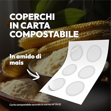 CAPSME Refillable Capsule Refill Pack Compatible with Nespresso Original (2 Stainless Steel Capsules + 48 Paper Lids + 200 g Special Coffee) (500 + 50 Free Opercoles)