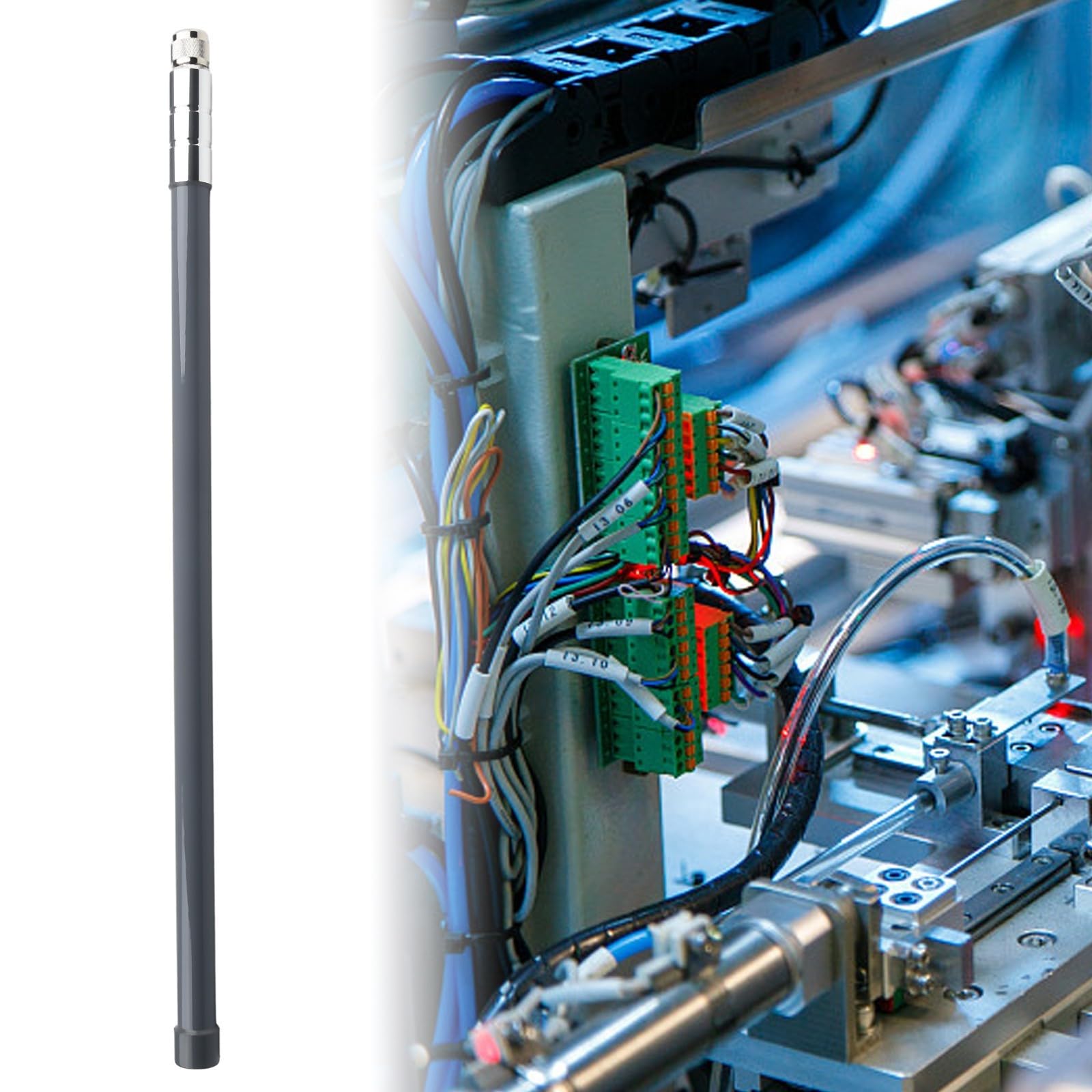 Kit d'antenne, antenne 12 DBi avec connecteur mâle N pour mineurs à hélium fonctionnant sur des bandes de fréquences 868M EU et 915M US (antenne simple)
