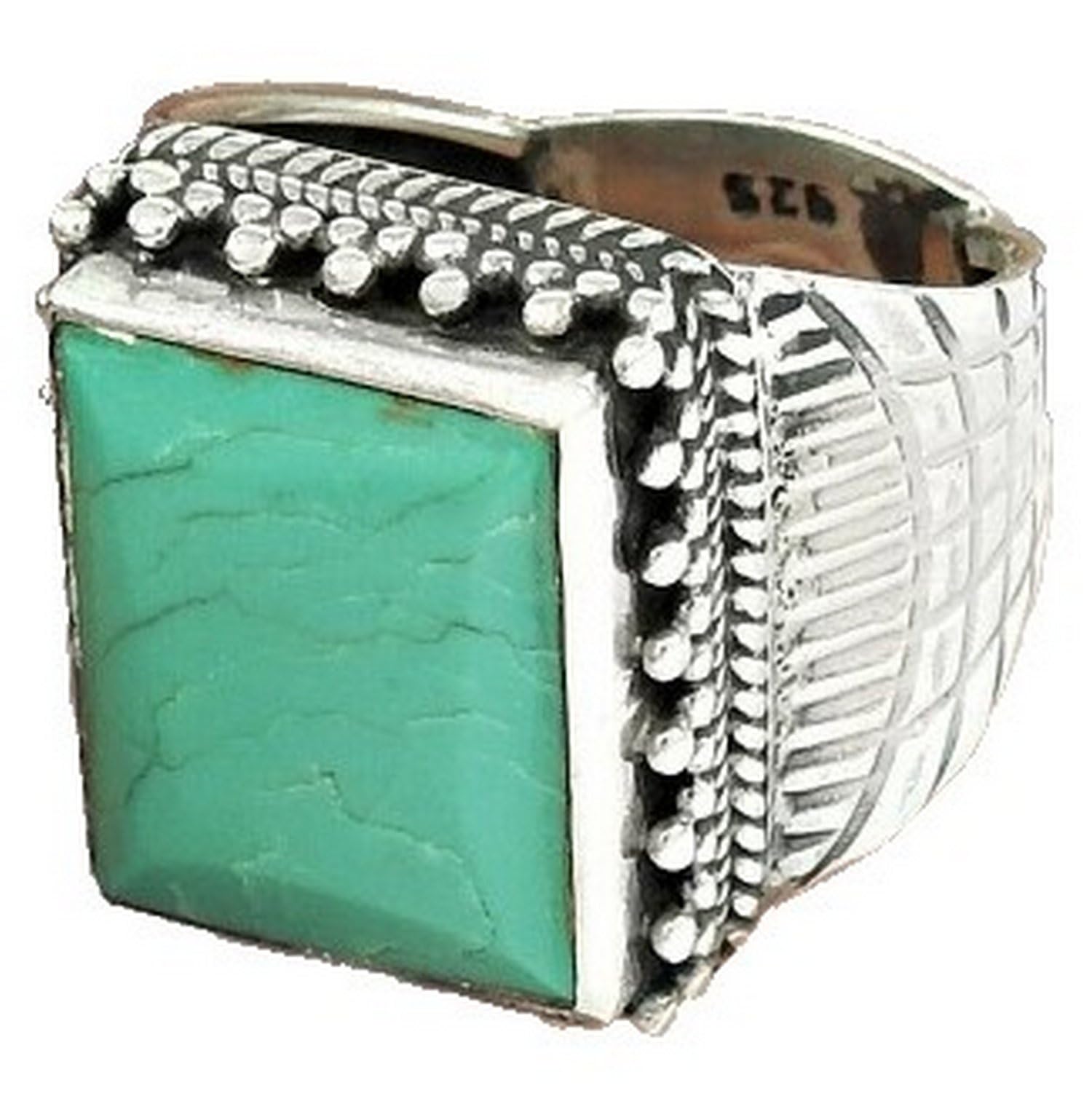 Turchese Sterling Silver, Mens Signet Ring, Regali di compleanno per papà, Anello turco dal design arabo, Anello da motociclista, Regali per il fidanzato, Regali per la festa del papà, di dicembre