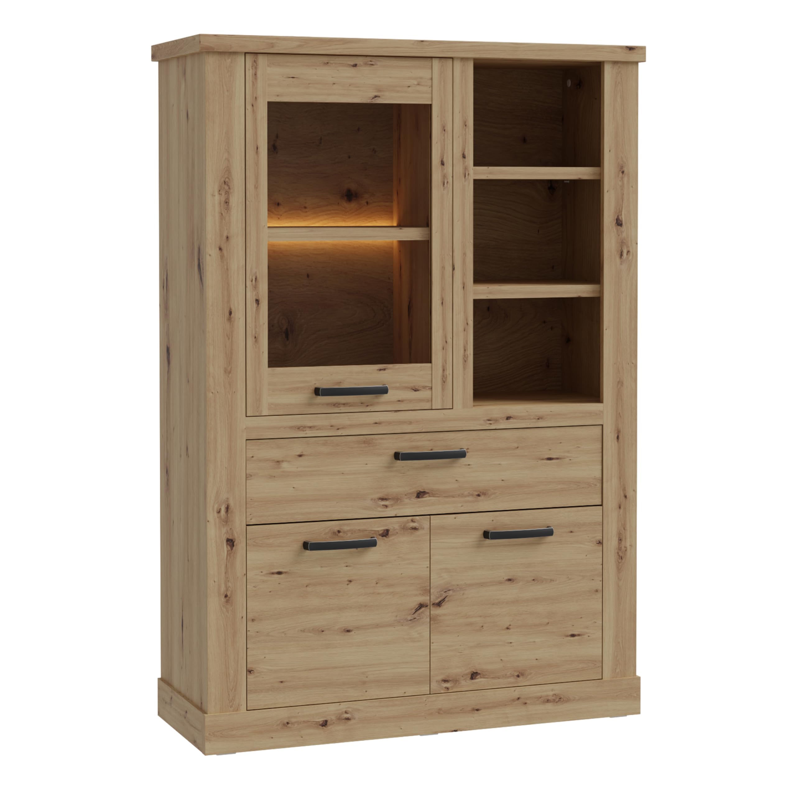Furniture To Go | Corona Display Cabinet in Artisan Oak