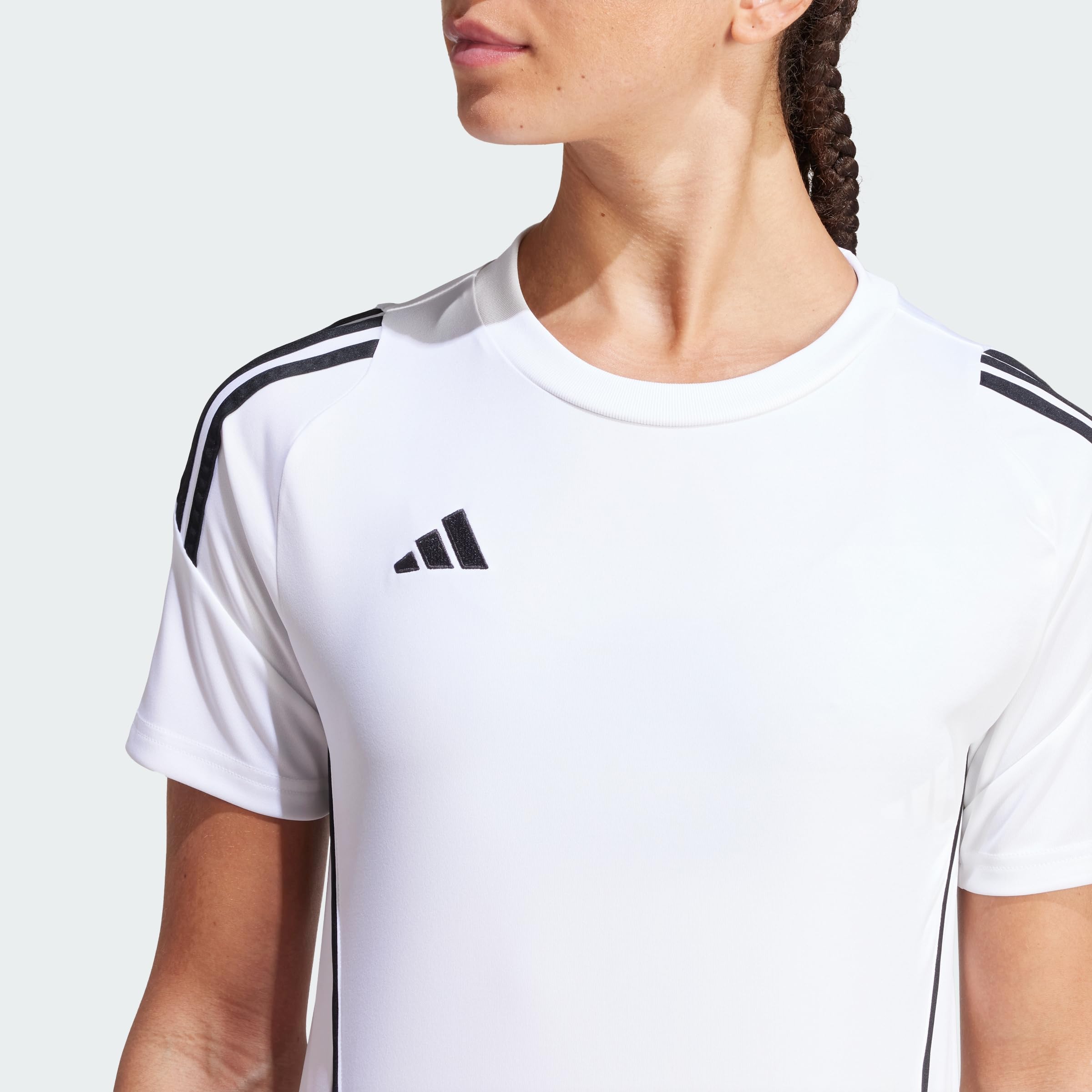 adidas Damen Tiro 24 Shirt, White/Black, M