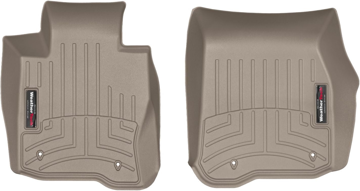 WeatherTech Custom Fit FloorLiners for BMW 435i, 435i, 435i - 1st Row (445701), Black