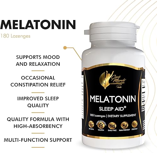 Miniatura 4 de Cocó March N.M.D Melatonina masticable de 3 mg  Liberación rápida  Ayuda natural para dormir  Sin gluten, apta para paleo, sin lácteos, apta para