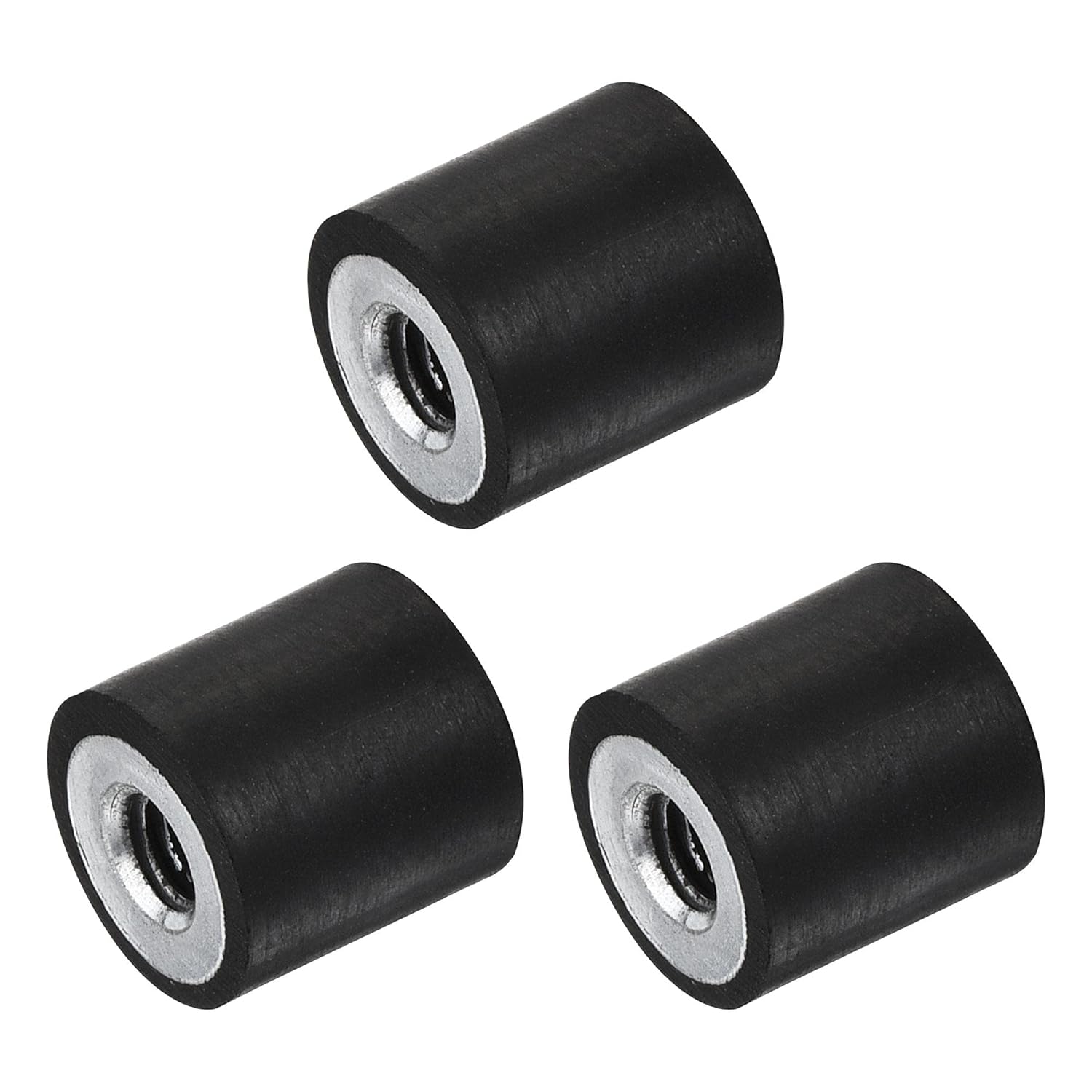 3pcs M8 Rubber Vibration Isolator Mounts - Shock Absorbers For Garage Door Motors, Air Compressors & Generators