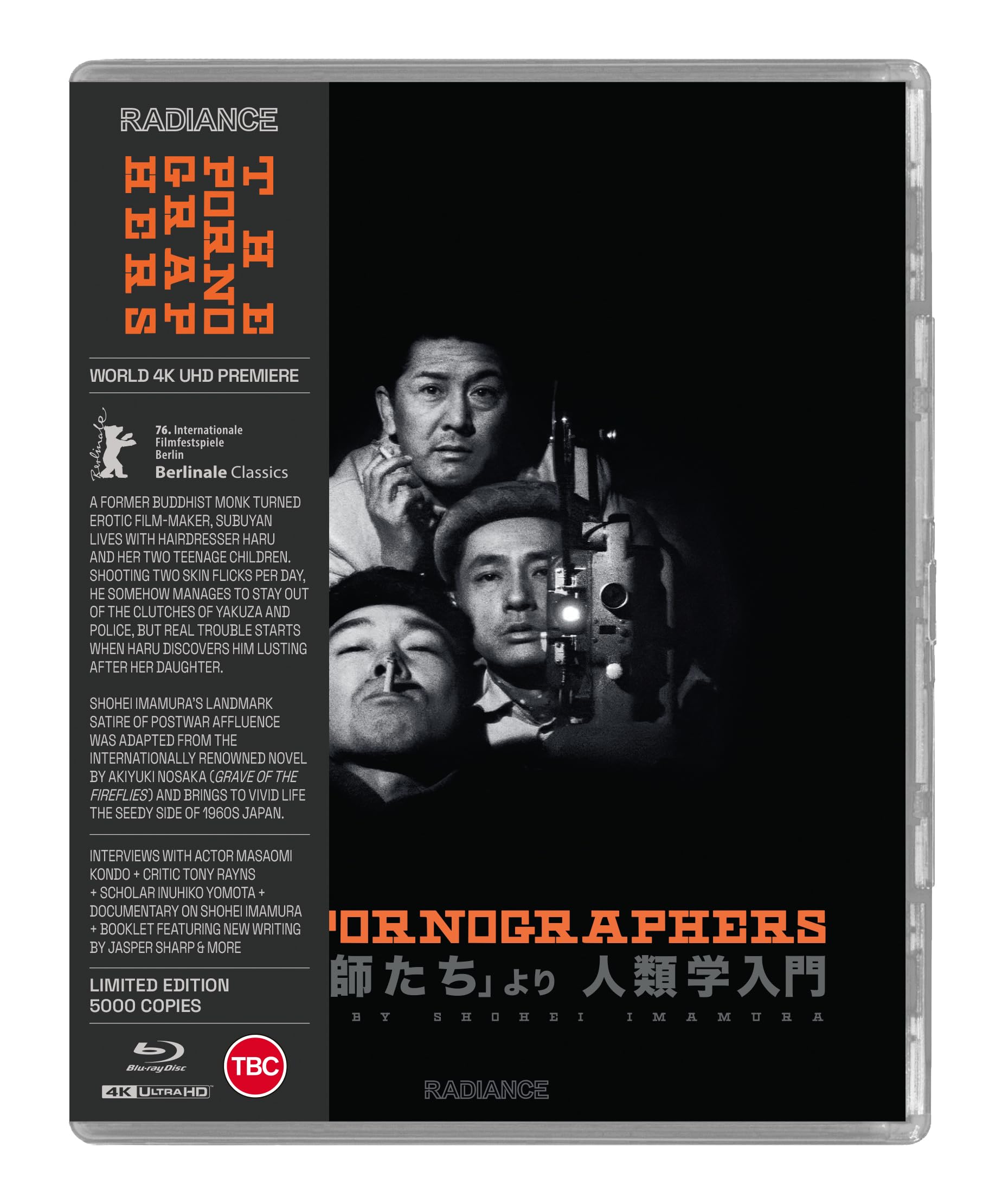 The Pornographers 4K Ultra HD Limited Edition (includes Blu-ray)