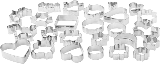 Amazon Basics Biscuit Cutter Set Pack of 25