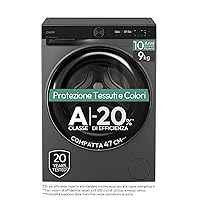 Candy ProWash 700 Lavatrice 9 Kg, Libera Installazione