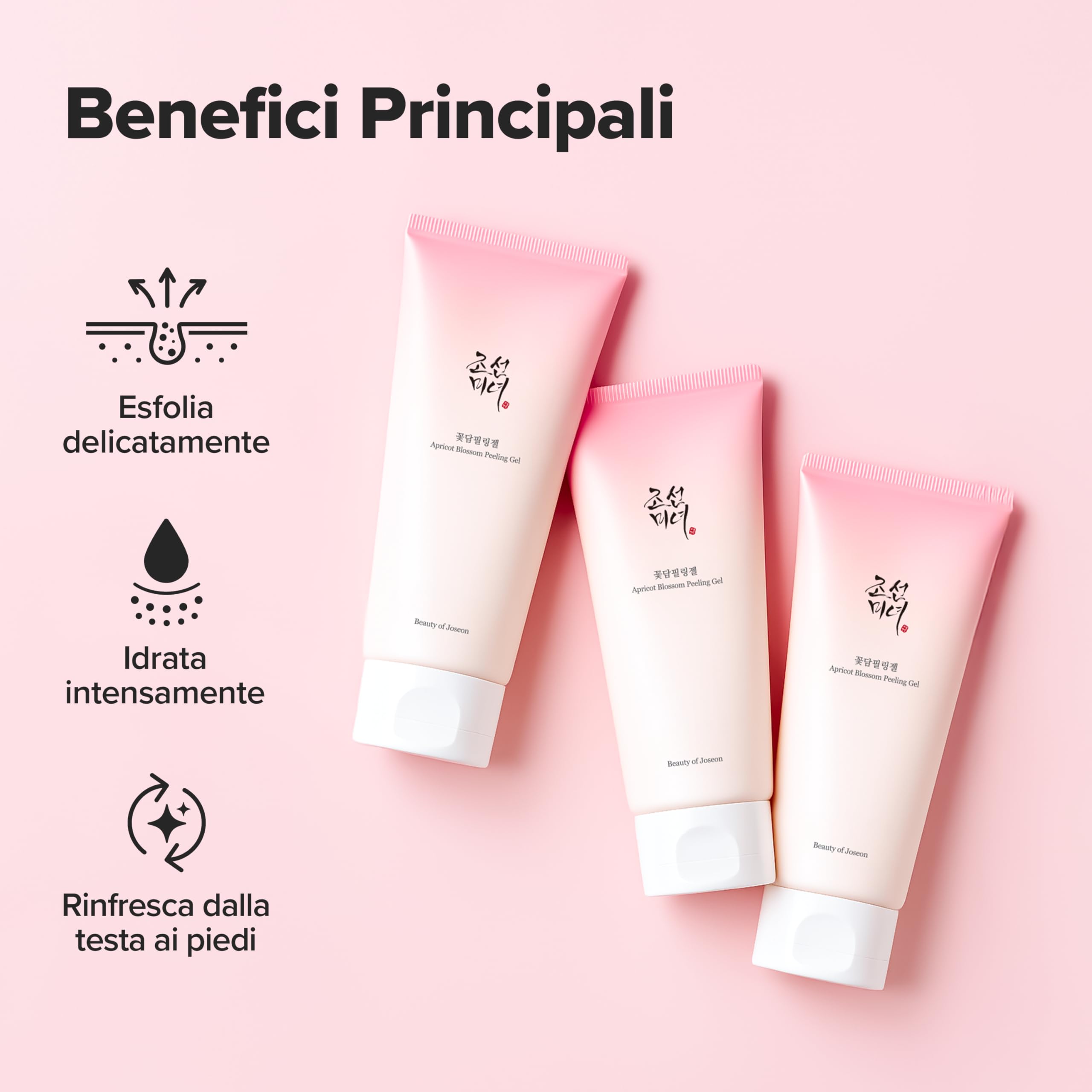 Beauty of Joseon Gel esfoliante ai fiori di albicocca (100 ml, 3,38 fl.oz)