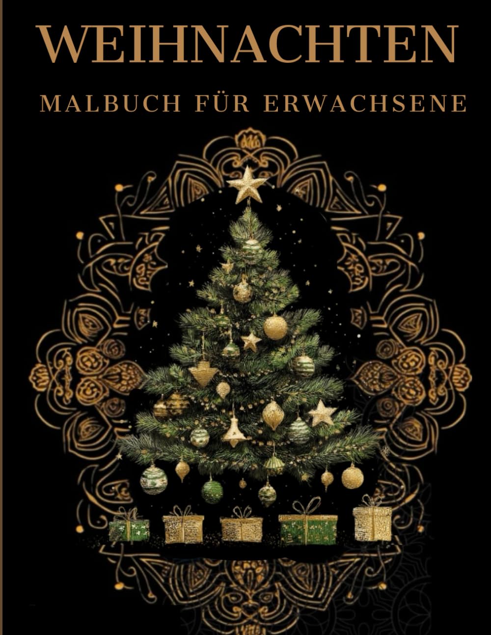 Weihnachten Malbuch für Erwachsene: Weihnachten und Winter-Muster zum Ausmalen – Stressabbau & Entspannung