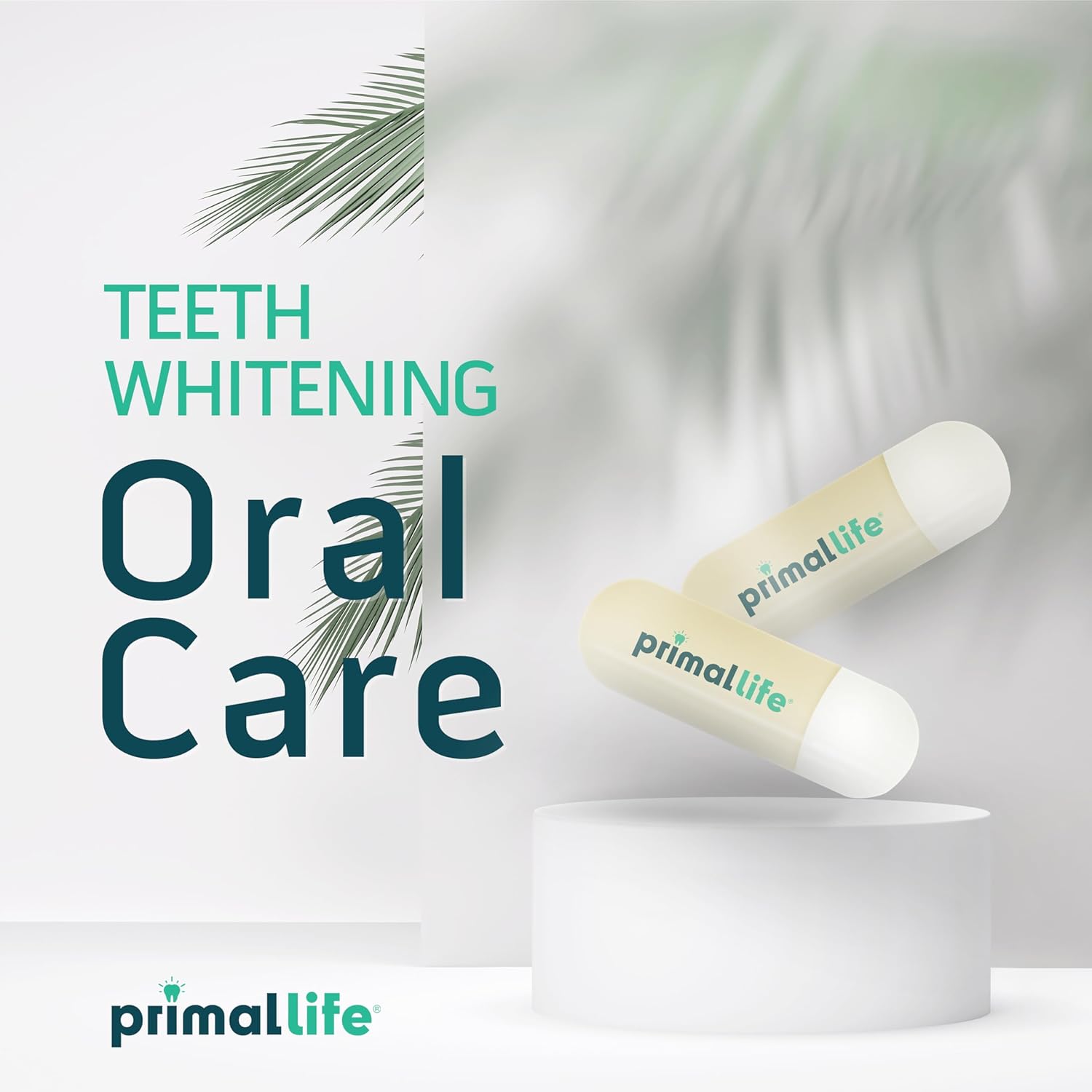Primal Life Organics Real White Teeth Whitening Gel Pods - Organic, All-Natural, No Peroxide or Bleach - 10 Treatments