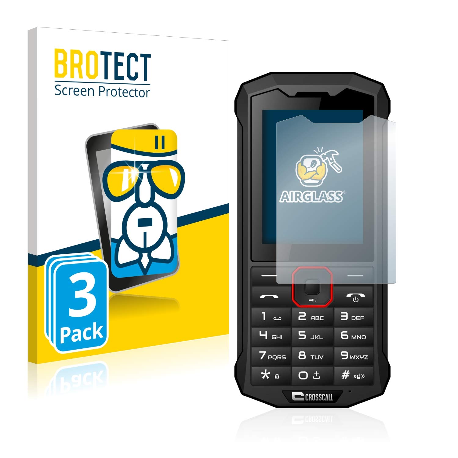 Brotect Pellicola Protettiva Opaca (2 Pezzi) Per Crosscall Trekker X4 | Anti-riflesso, Anti-graffio E Anti-impronte - 2
