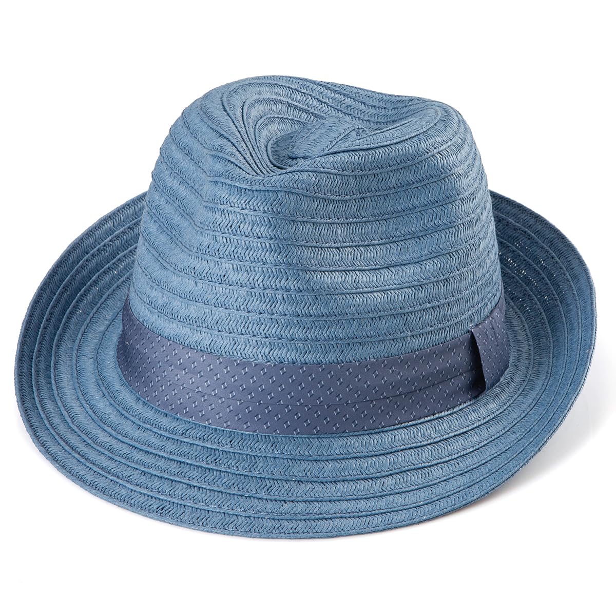 Cappello in paglia da uomo, cappello estivo in paglia Fedoras, cappello da sole, da viaggio, spiaggia, panama