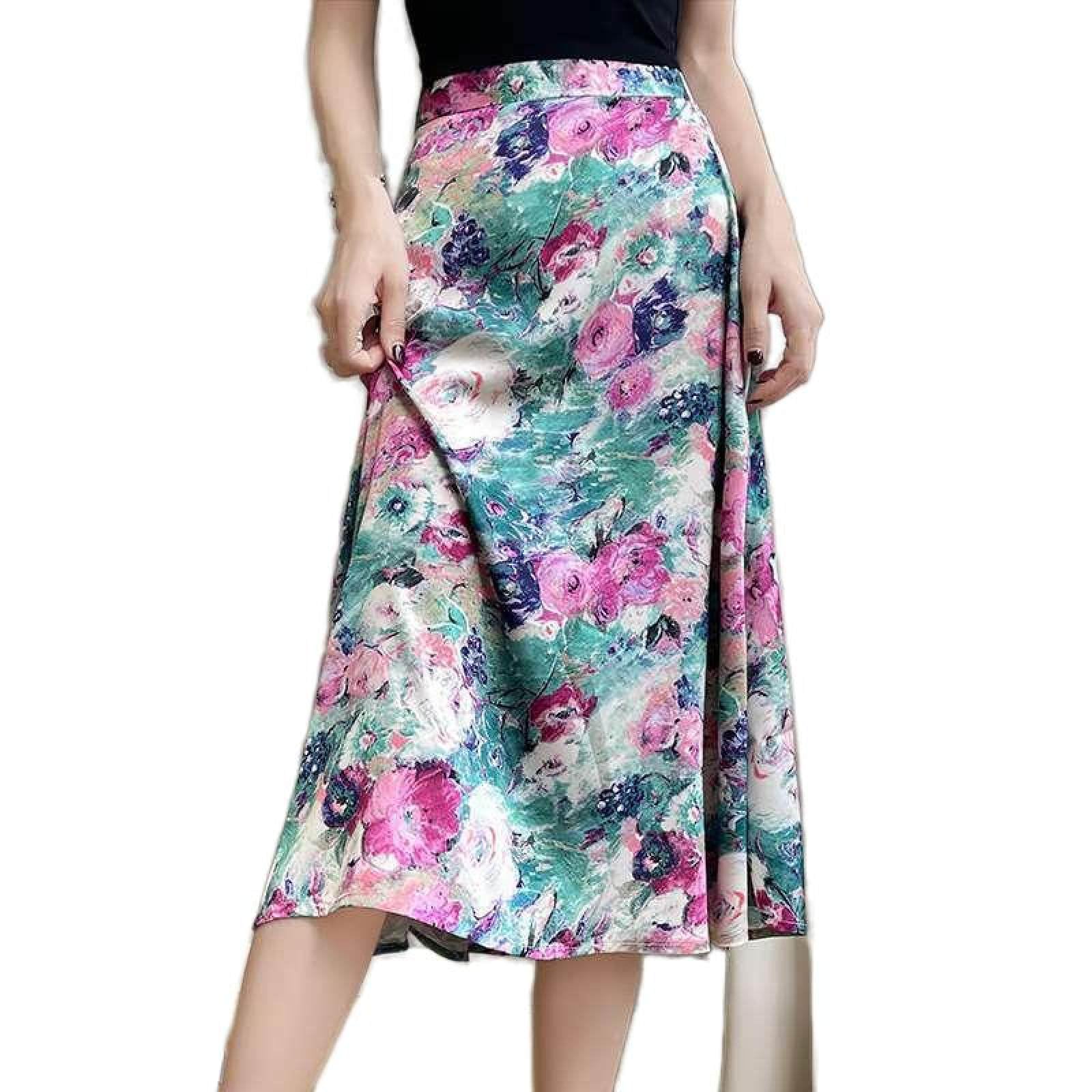 Jupe drapée polyvalente pour affiner la silhouette confortablement en été - 8