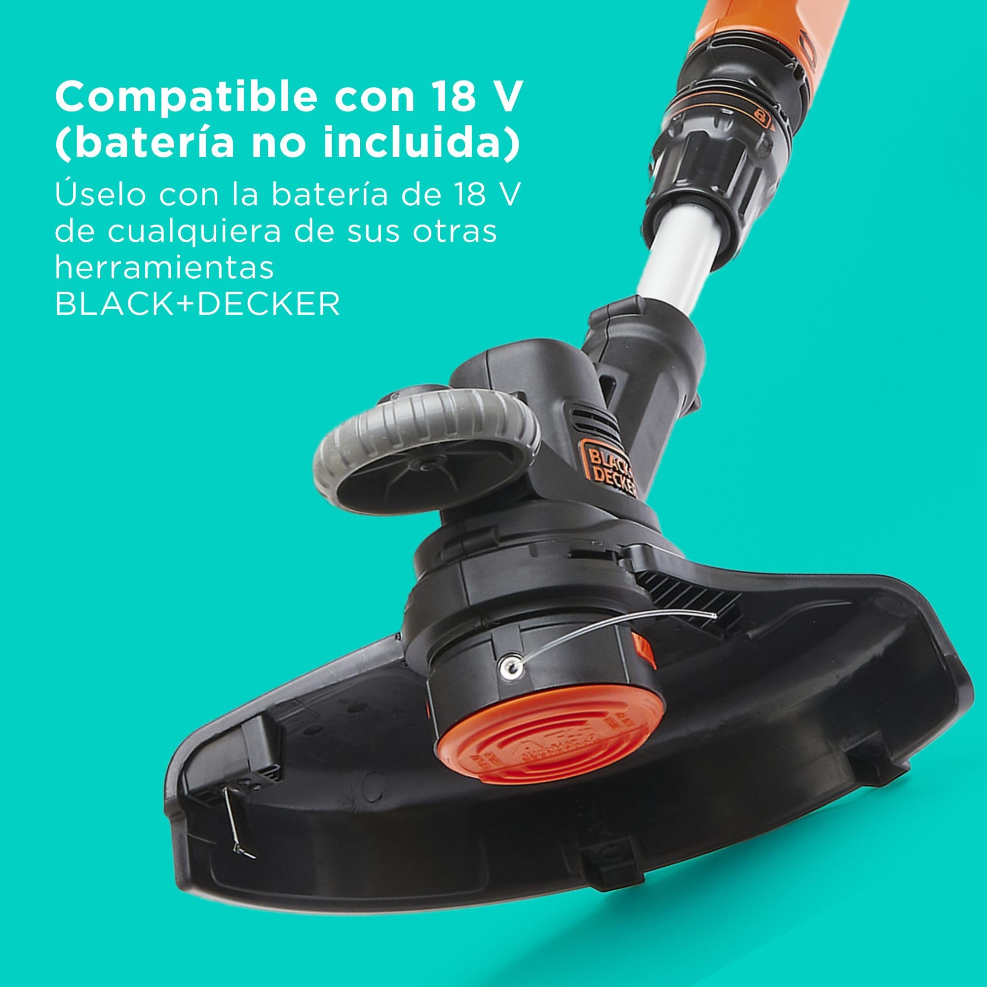 BLACK+DECKER POWERCONNECT Débroussailleuse, Coupe-bordures sans Fil de 30 cm (sans batterie ni chargeur), 28cm, STC1820PCB-XJ
