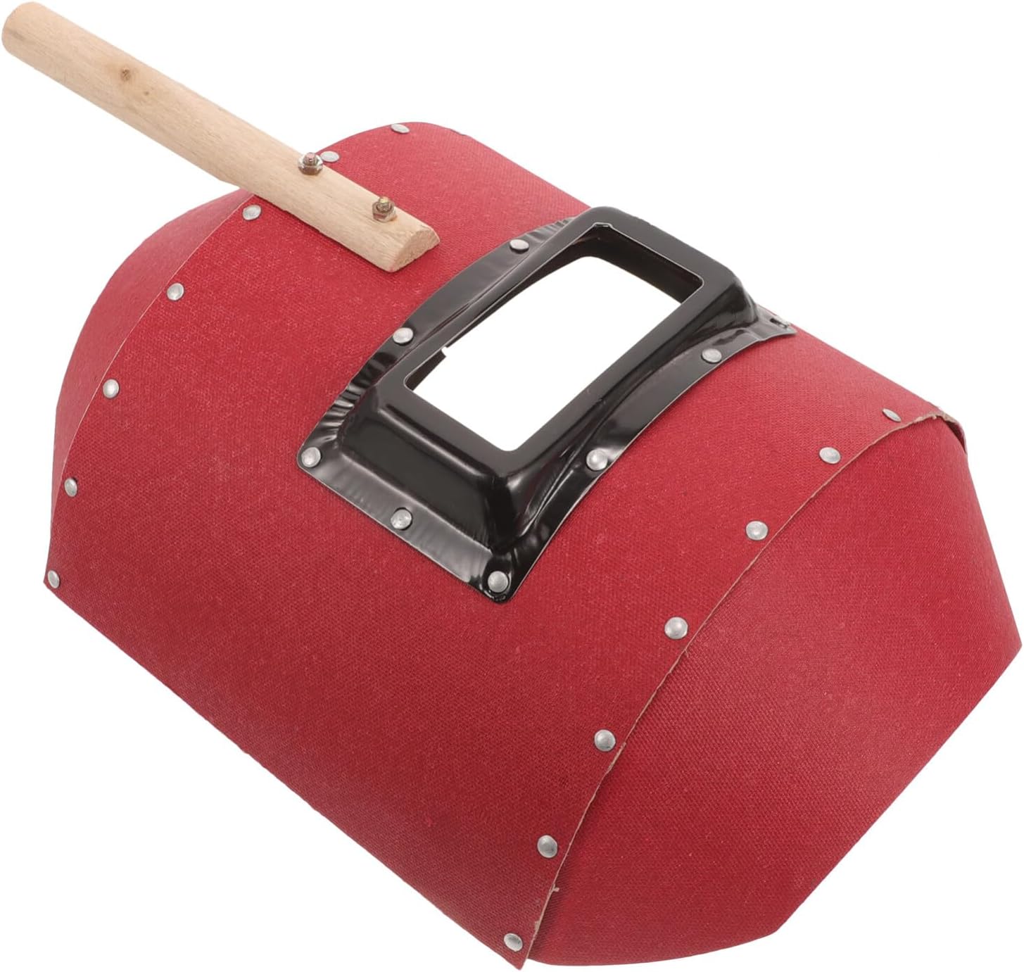 SOLUSTRE Handheld Welding Face Mask with Handle and Adjustable Headband Durable Vulcanized Protective Shield for Electric Welding and Cutting 12.24X9.44X2.75 Inches