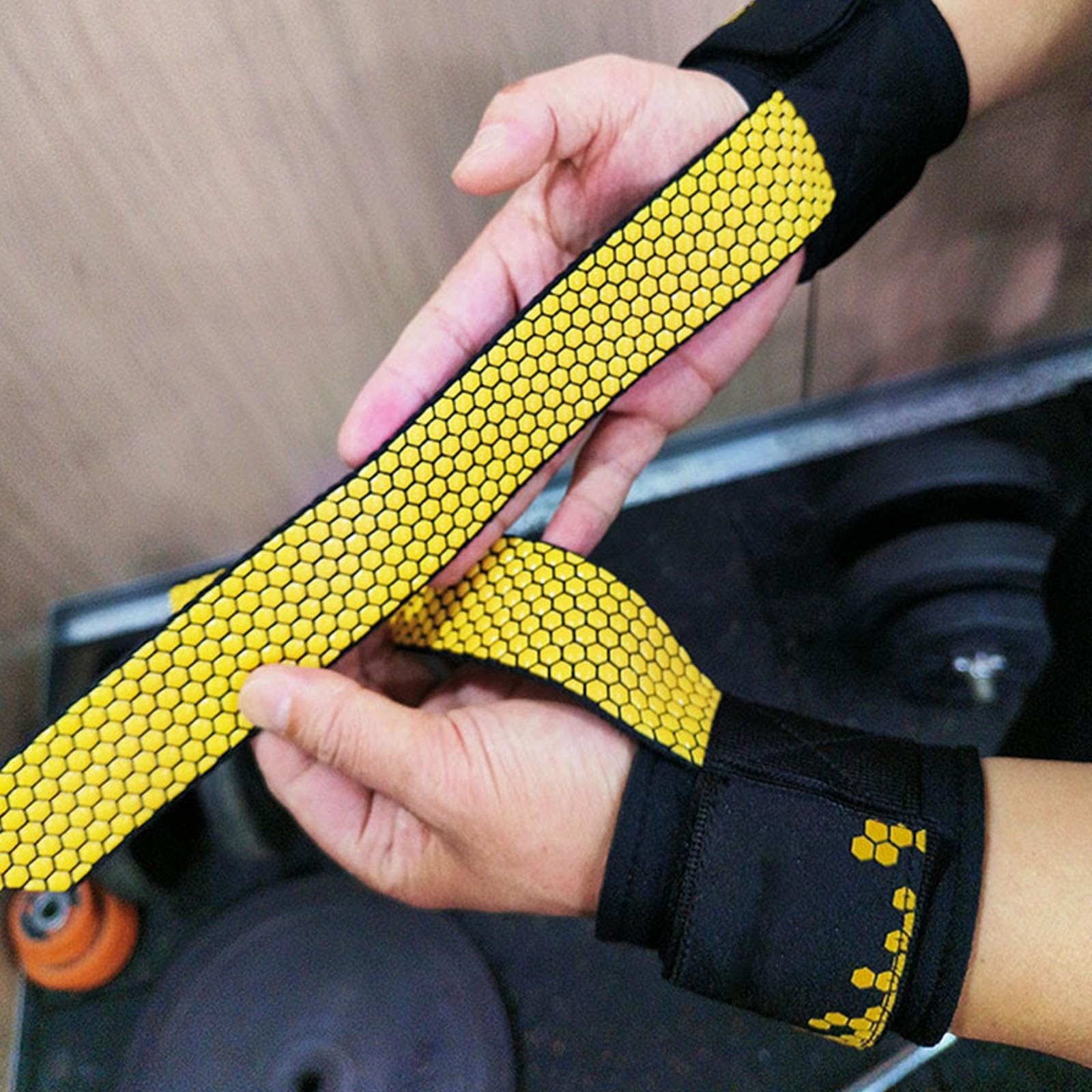 Cinghia di Fitness Traspirante Sollevamento Polso Palestra Accessori Per Forza Allenamento Deadlift Sport All'aria Aperta Sollevamento Pesi Deadlift Per