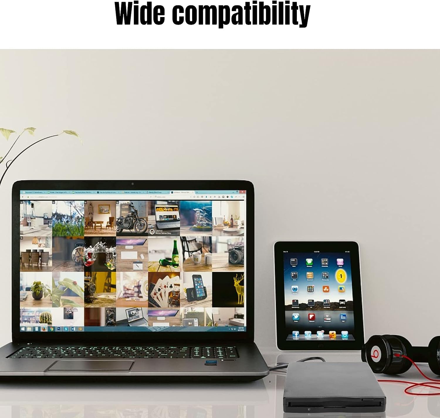 AYNEFY Lecteur de Disquette USB Externe 3,5 Pouces Portable pour VISTA/XP/ME/2000/SE/98
