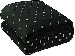 Mantinha Cobertor King Manta Microfibra Macia Tecido Aveludado - Toque de Pelúcia, Leve e Aconchegante, Não Amassa, Hipoalergênica - FV Enxovais (Verde, King, Poá)