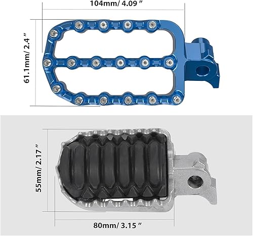 Miniatura 3 de Reposapiés de motocicleta para Yamaha para Tenere 700 para XTZ 700 para XTZ700 para Tenere 700 para Rally para World 2019-2023 Reposapiés forjado