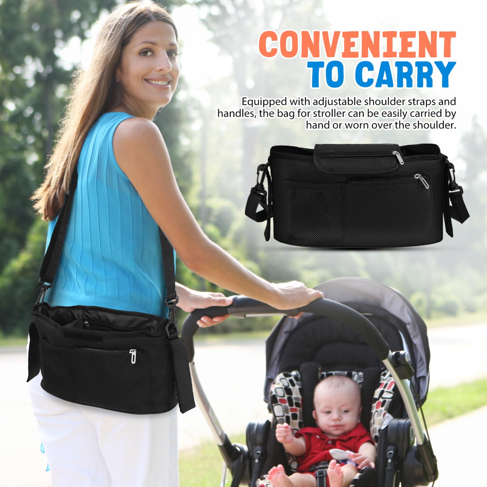 ERINGOGO Organizer per Passeggini Multi con Archiviazione per Neopati e Accessori