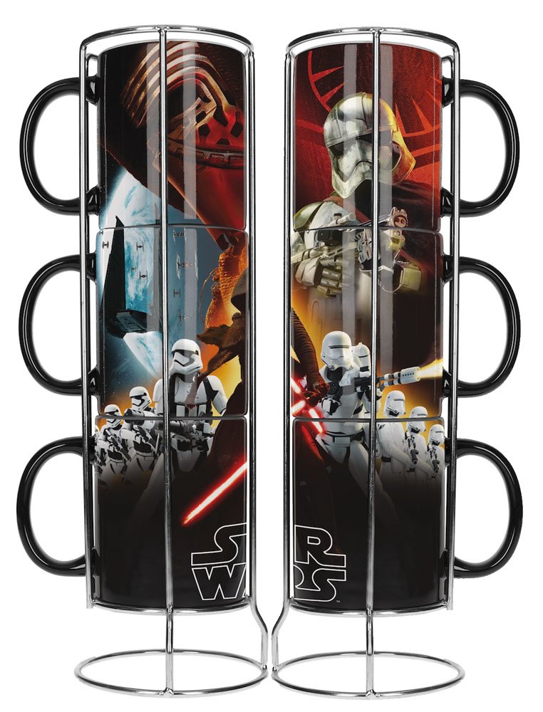 SD toys Star Wars Mug Set, Ceramic, Black, 12 cm